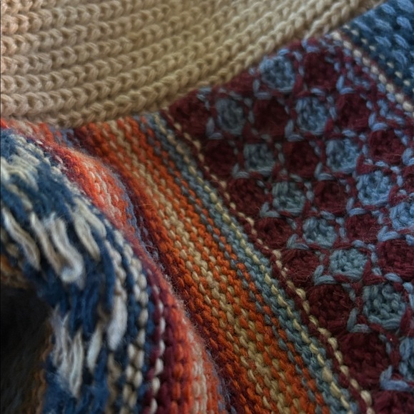 EUC Urban Decay Blue and Cream Knit Sweater - Picture 10 of 13